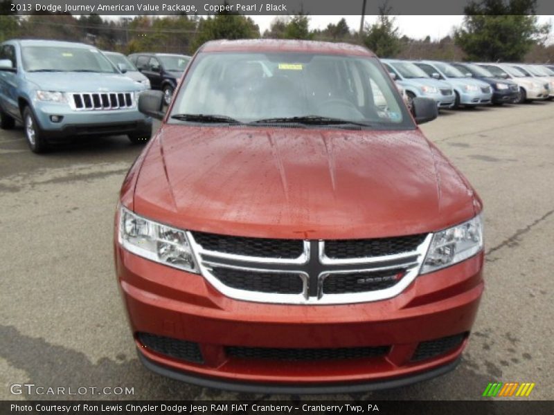 Copper Pearl / Black 2013 Dodge Journey American Value Package