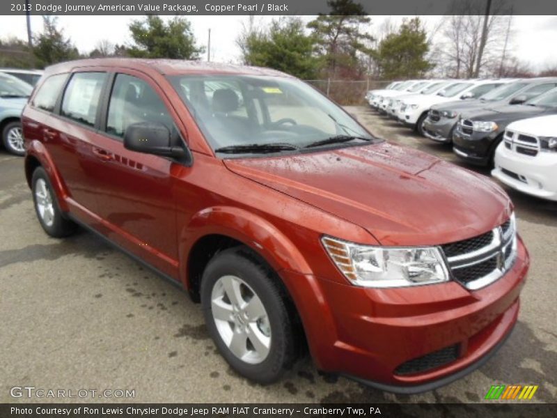 Copper Pearl / Black 2013 Dodge Journey American Value Package