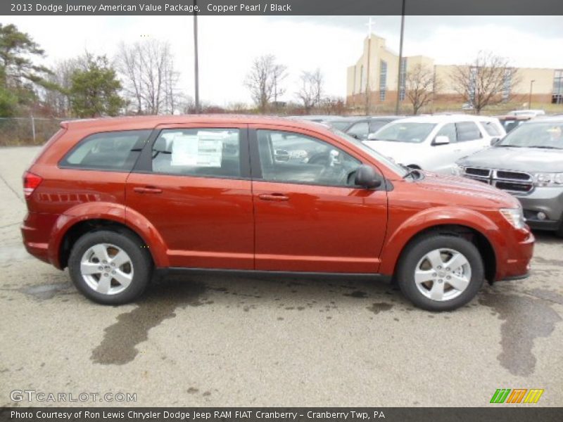 Copper Pearl / Black 2013 Dodge Journey American Value Package