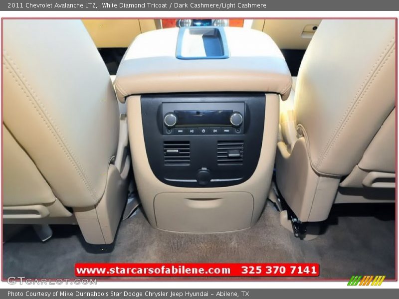 White Diamond Tricoat / Dark Cashmere/Light Cashmere 2011 Chevrolet Avalanche LTZ