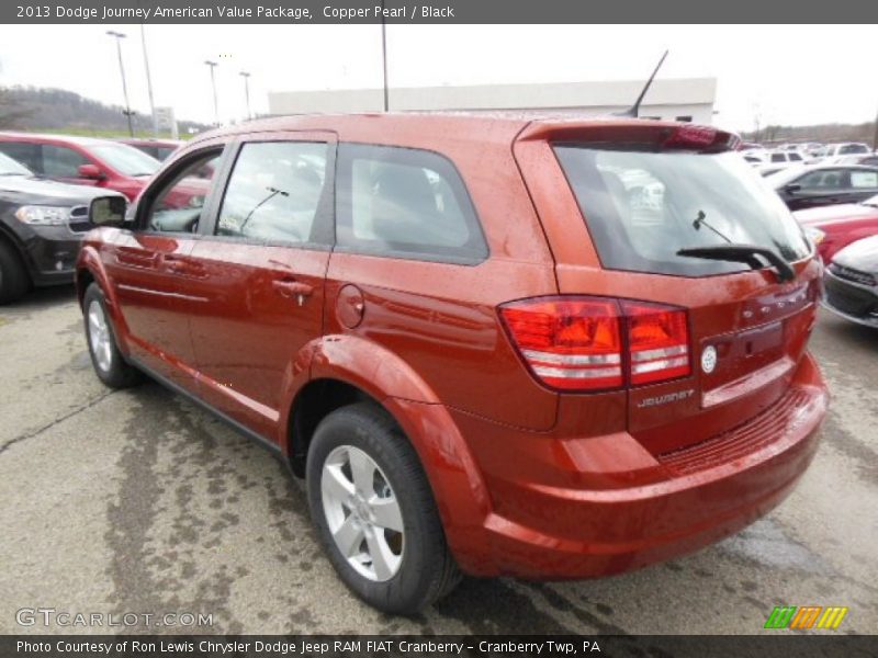 Copper Pearl / Black 2013 Dodge Journey American Value Package