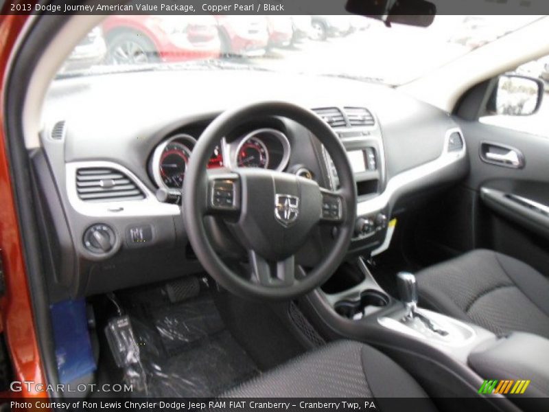 Copper Pearl / Black 2013 Dodge Journey American Value Package