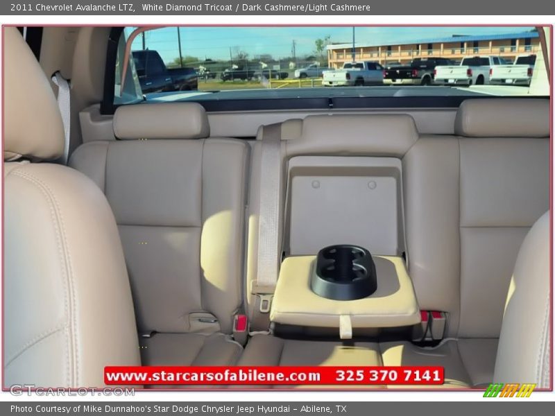 White Diamond Tricoat / Dark Cashmere/Light Cashmere 2011 Chevrolet Avalanche LTZ