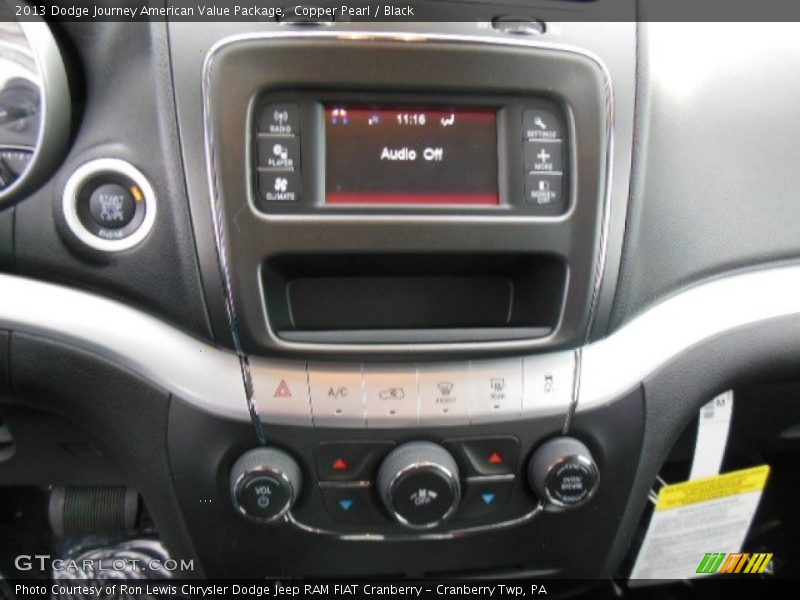 Copper Pearl / Black 2013 Dodge Journey American Value Package