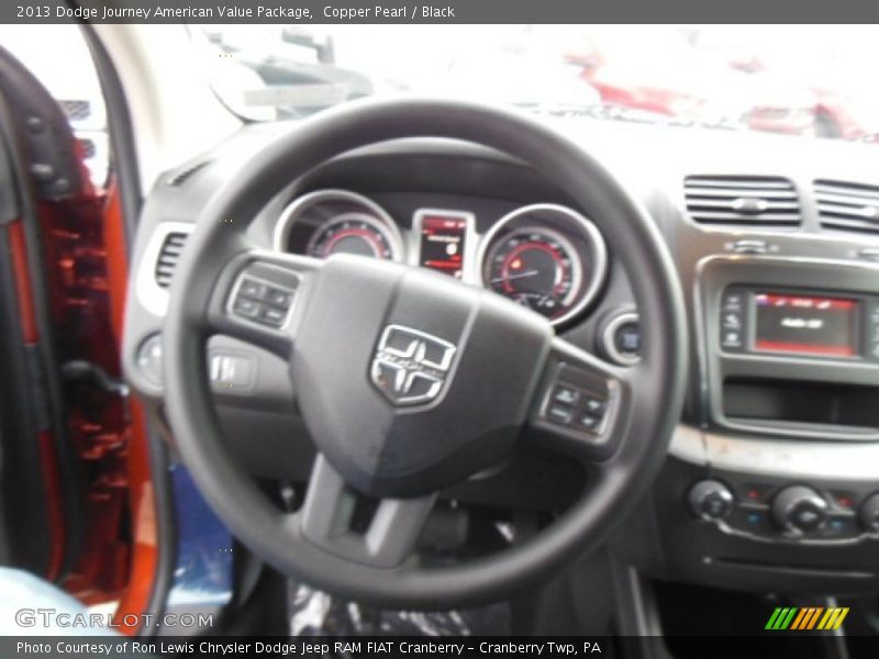 Copper Pearl / Black 2013 Dodge Journey American Value Package