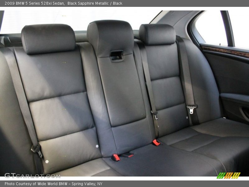 Black Sapphire Metallic / Black 2009 BMW 5 Series 528xi Sedan
