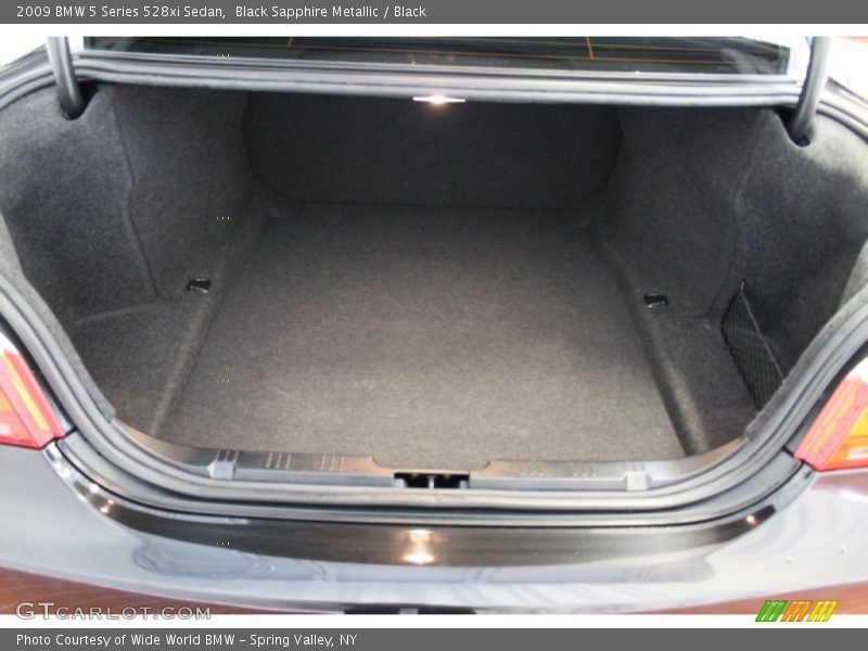 Black Sapphire Metallic / Black 2009 BMW 5 Series 528xi Sedan