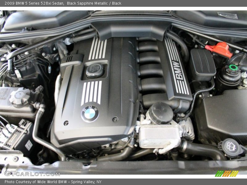 Black Sapphire Metallic / Black 2009 BMW 5 Series 528xi Sedan