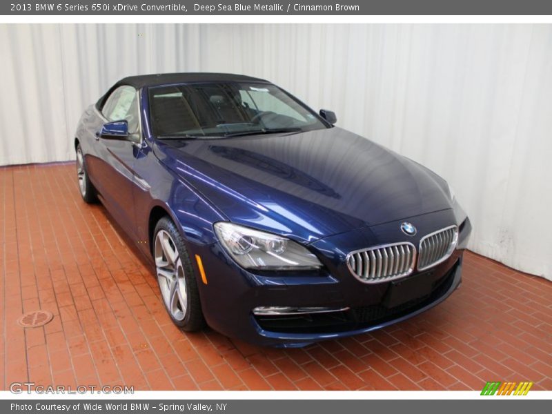 Front 3/4 View of 2013 6 Series 650i xDrive Convertible