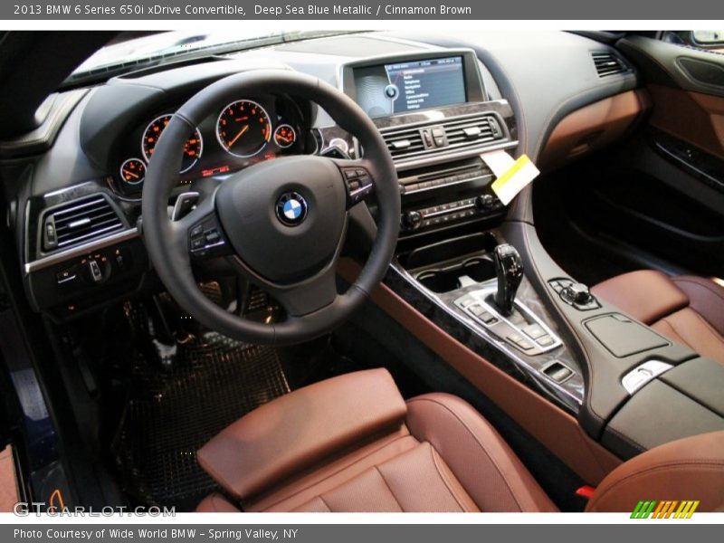 Cinnamon Brown Interior - 2013 6 Series 650i xDrive Convertible 