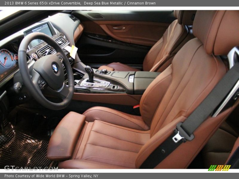 Front Seat of 2013 6 Series 650i xDrive Convertible