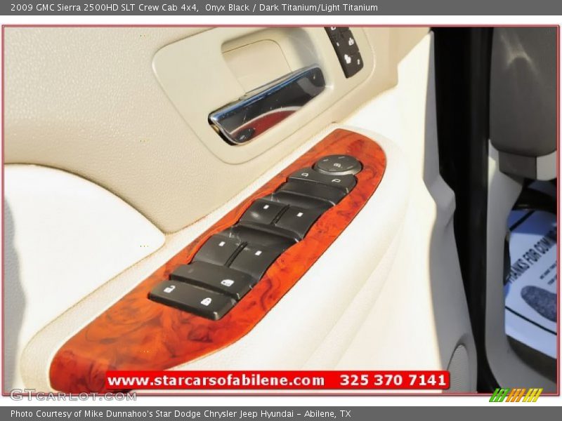 Onyx Black / Dark Titanium/Light Titanium 2009 GMC Sierra 2500HD SLT Crew Cab 4x4