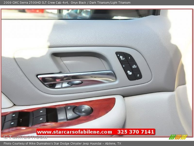 Onyx Black / Dark Titanium/Light Titanium 2009 GMC Sierra 2500HD SLT Crew Cab 4x4