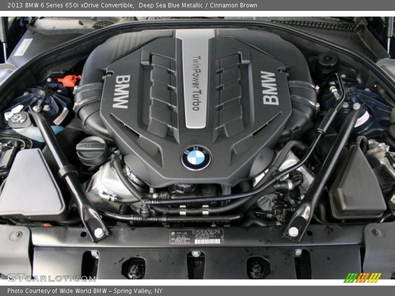  2013 6 Series 650i xDrive Convertible Engine - 4.4 Liter DI TwinPower Turbocharged DOHC 32-Valve VVT V8