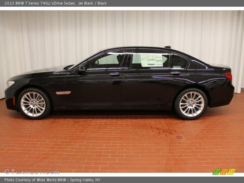 Jet Black / Black 2013 BMW 7 Series 740Li xDrive Sedan