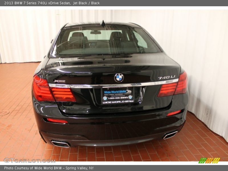 Jet Black / Black 2013 BMW 7 Series 740Li xDrive Sedan