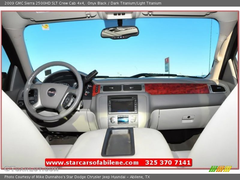 Onyx Black / Dark Titanium/Light Titanium 2009 GMC Sierra 2500HD SLT Crew Cab 4x4