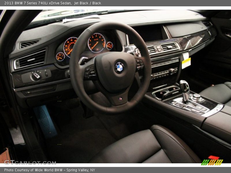 Black Interior - 2013 7 Series 740Li xDrive Sedan 