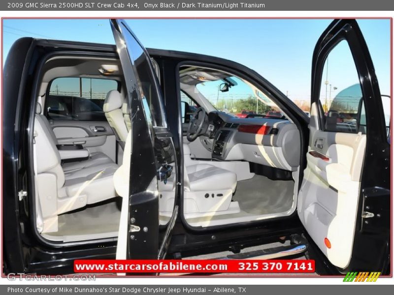 Onyx Black / Dark Titanium/Light Titanium 2009 GMC Sierra 2500HD SLT Crew Cab 4x4