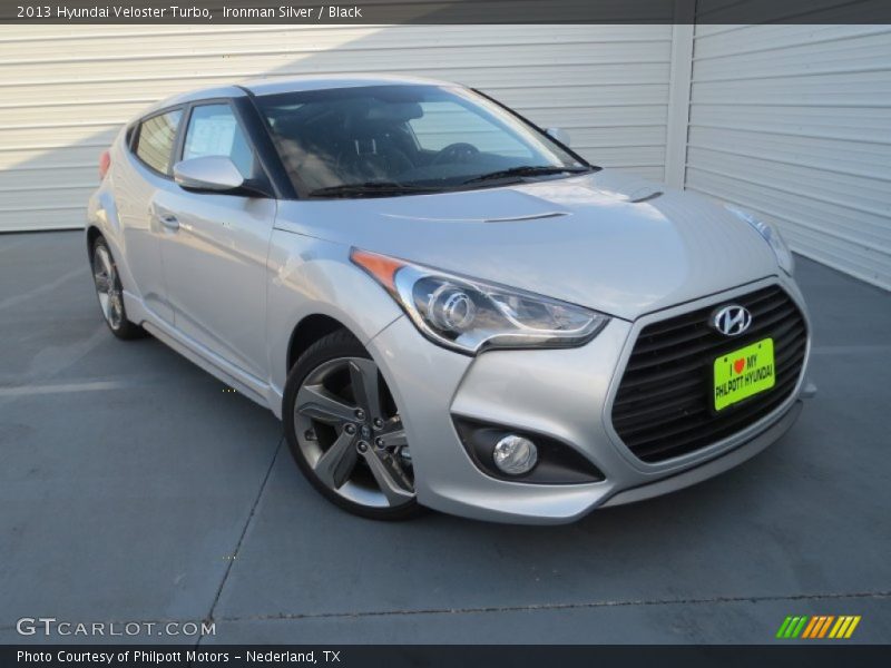 Ironman Silver / Black 2013 Hyundai Veloster Turbo