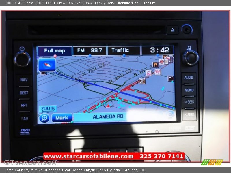 Onyx Black / Dark Titanium/Light Titanium 2009 GMC Sierra 2500HD SLT Crew Cab 4x4