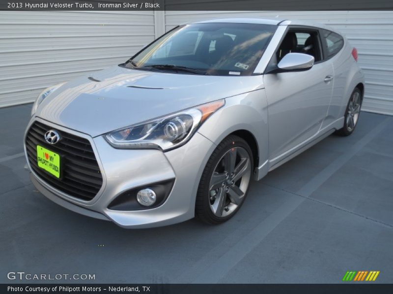 Ironman Silver / Black 2013 Hyundai Veloster Turbo