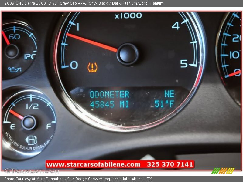Onyx Black / Dark Titanium/Light Titanium 2009 GMC Sierra 2500HD SLT Crew Cab 4x4