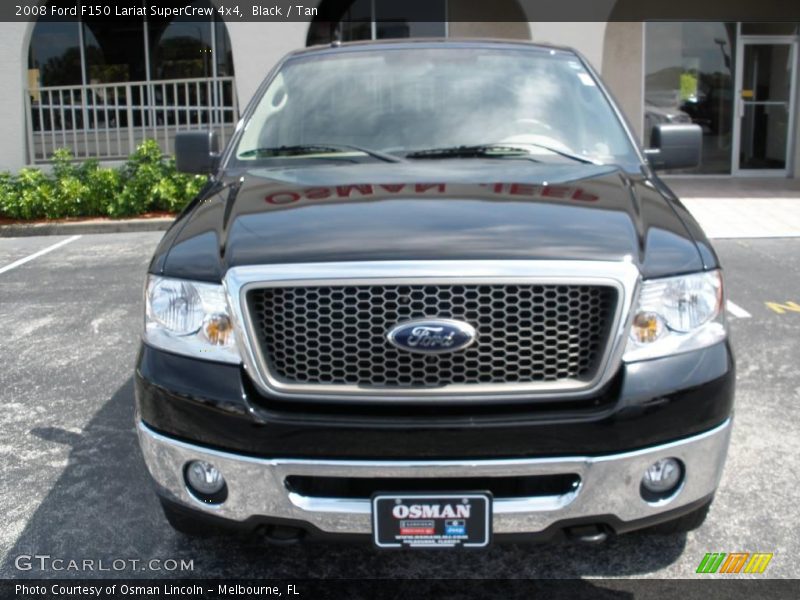 Black / Tan 2008 Ford F150 Lariat SuperCrew 4x4