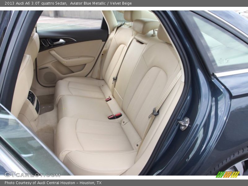 Aviator Blue Metallic / Velvet Beige 2013 Audi A6 3.0T quattro Sedan