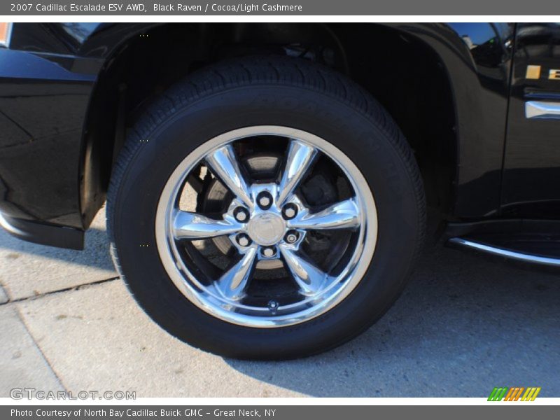 Black Raven / Cocoa/Light Cashmere 2007 Cadillac Escalade ESV AWD