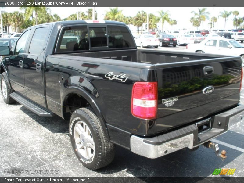 Black / Tan 2008 Ford F150 Lariat SuperCrew 4x4