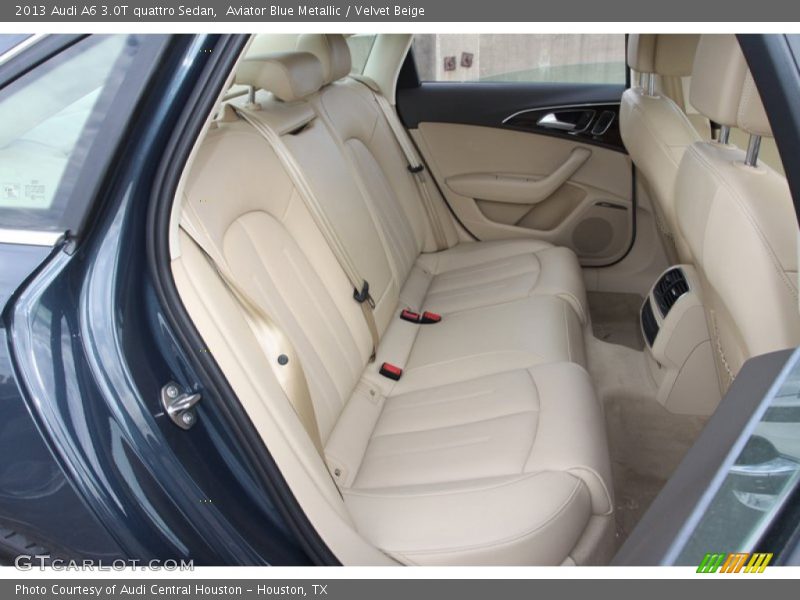 Aviator Blue Metallic / Velvet Beige 2013 Audi A6 3.0T quattro Sedan