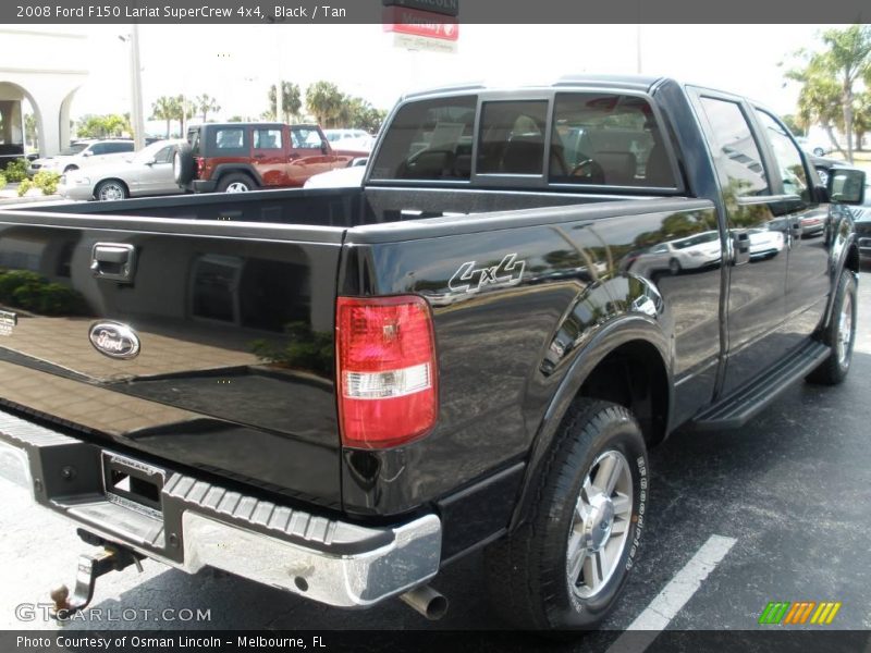 Black / Tan 2008 Ford F150 Lariat SuperCrew 4x4