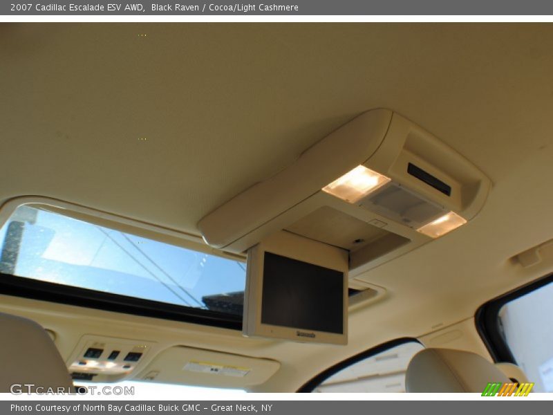 Black Raven / Cocoa/Light Cashmere 2007 Cadillac Escalade ESV AWD