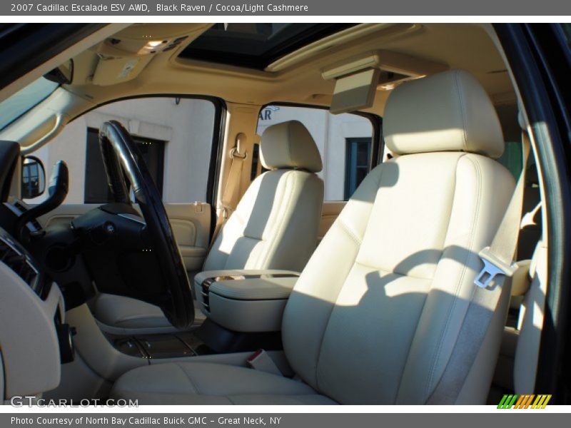 Black Raven / Cocoa/Light Cashmere 2007 Cadillac Escalade ESV AWD