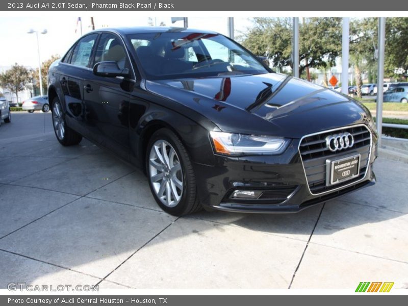 Phantom Black Pearl / Black 2013 Audi A4 2.0T Sedan