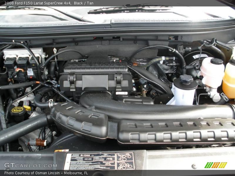 Black / Tan 2008 Ford F150 Lariat SuperCrew 4x4