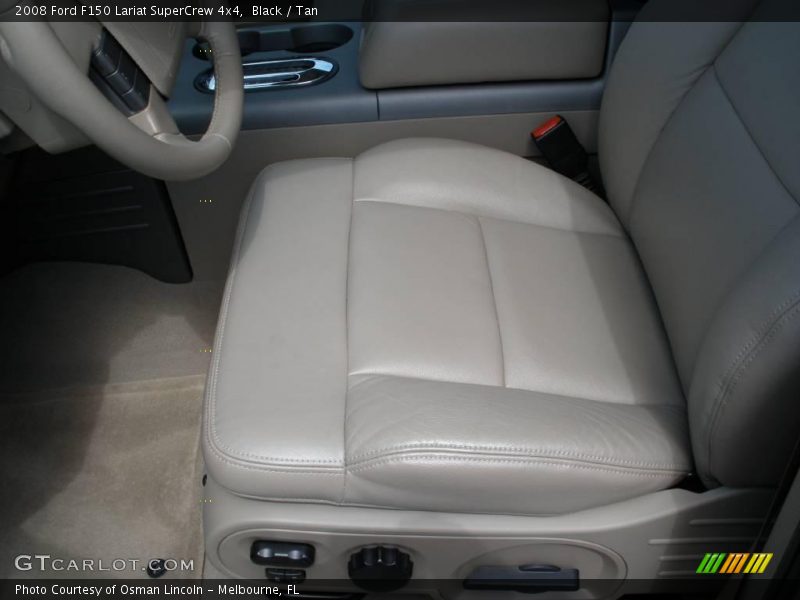 Black / Tan 2008 Ford F150 Lariat SuperCrew 4x4