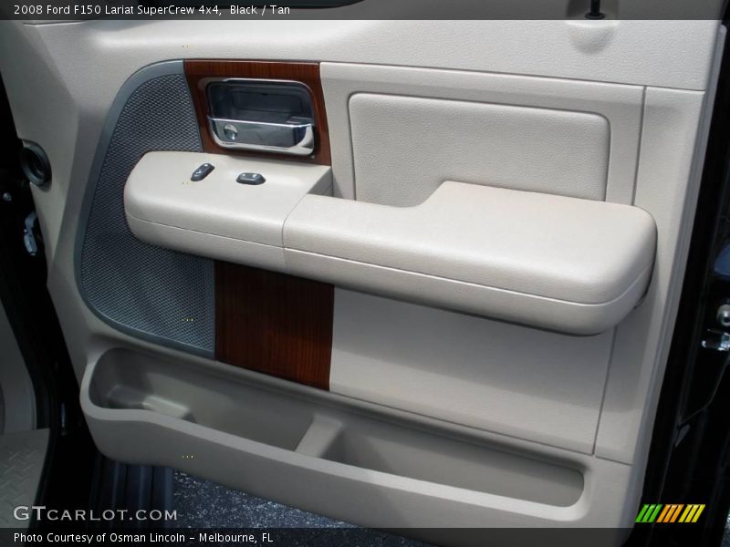 Black / Tan 2008 Ford F150 Lariat SuperCrew 4x4