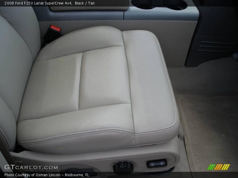 Black / Tan 2008 Ford F150 Lariat SuperCrew 4x4