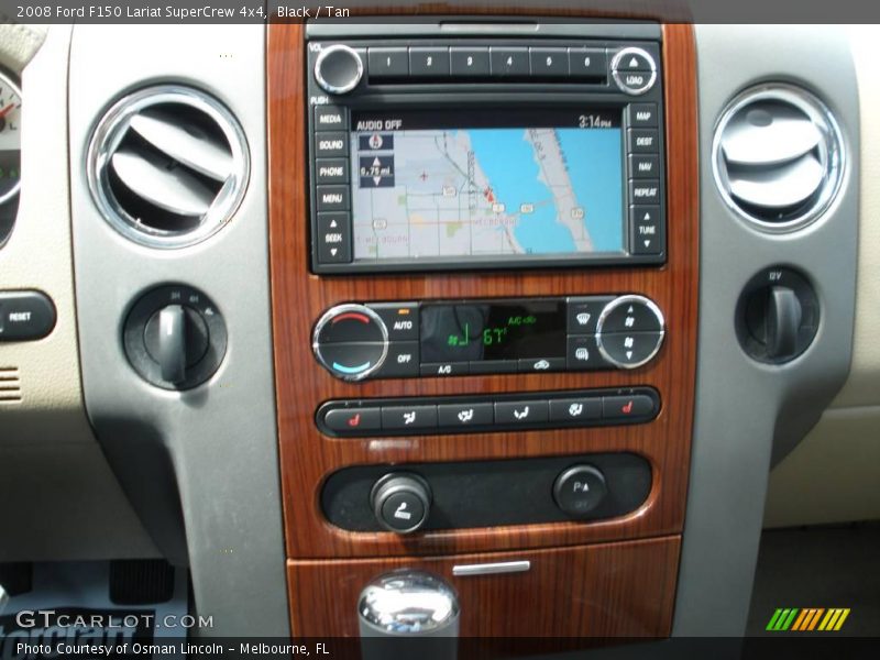Black / Tan 2008 Ford F150 Lariat SuperCrew 4x4