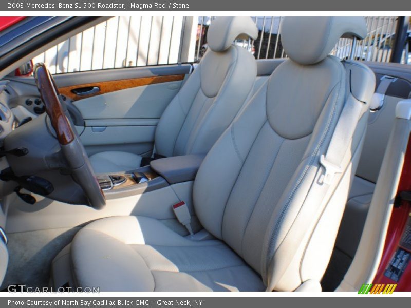 Front Seat of 2003 SL 500 Roadster