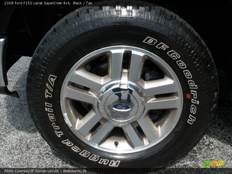 Black / Tan 2008 Ford F150 Lariat SuperCrew 4x4