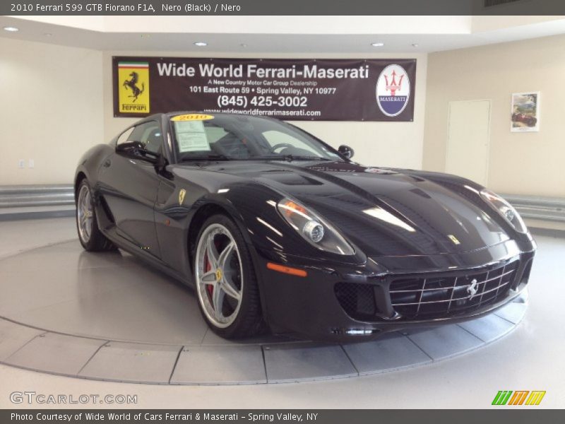 Nero (Black) / Nero 2010 Ferrari 599 GTB Fiorano F1A