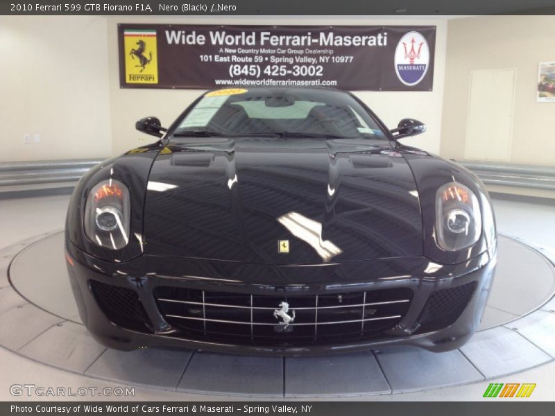Nero (Black) / Nero 2010 Ferrari 599 GTB Fiorano F1A