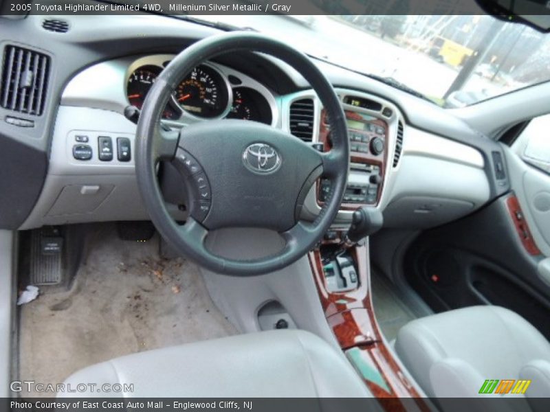 Millenium Silver Metallic / Gray 2005 Toyota Highlander Limited 4WD