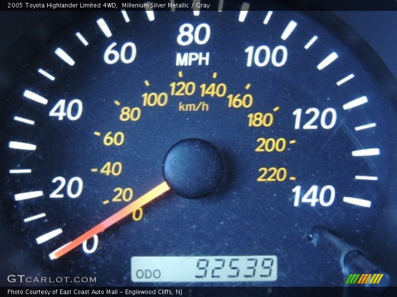 Millenium Silver Metallic / Gray 2005 Toyota Highlander Limited 4WD
