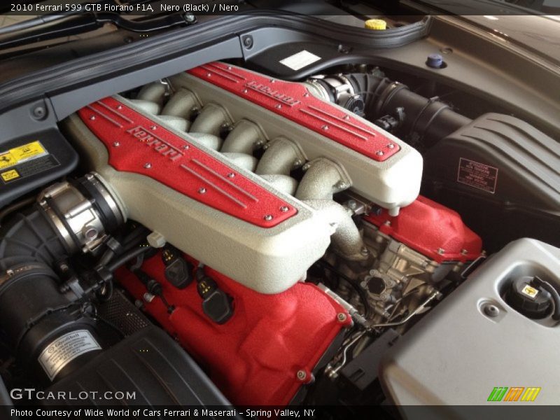  2010 599 GTB Fiorano F1A Engine - 6.0 Liter DOHC 48-Valve VVT V12