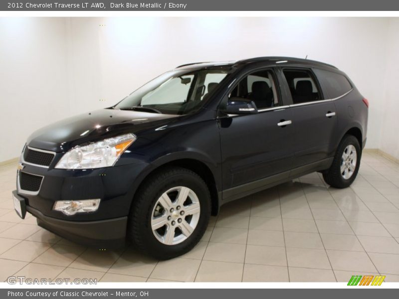Dark Blue Metallic / Ebony 2012 Chevrolet Traverse LT AWD