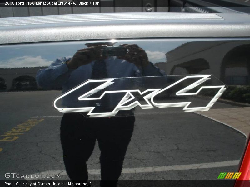 Black / Tan 2008 Ford F150 Lariat SuperCrew 4x4